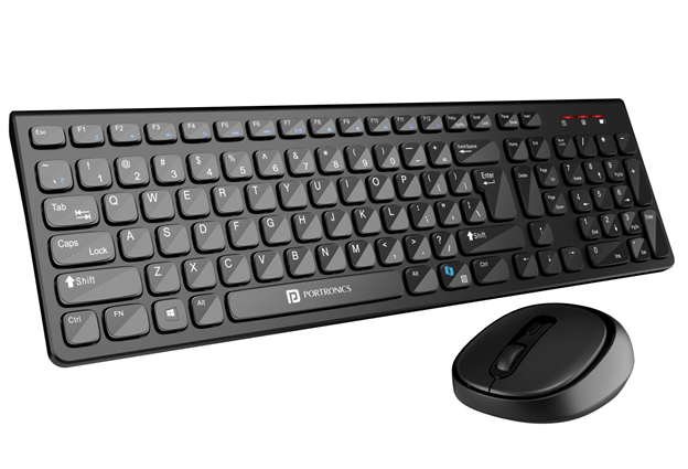 Portronics Key7 Combo Wireless Keyboard & Mouse