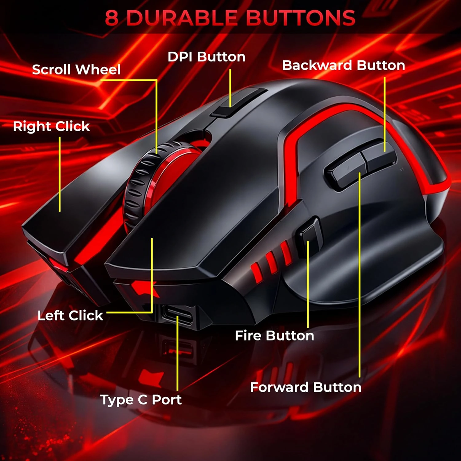 ANTESPORTS - GM320 PRO -GAMING WIRELESS MOUSE - Image 3