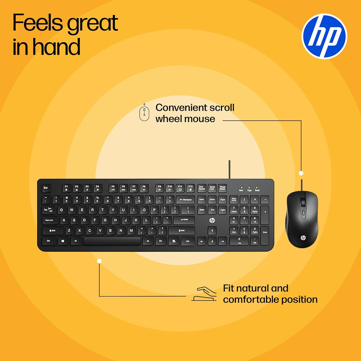 HP KM270 Wireless Keyboard & Mouse Combo - Image 2